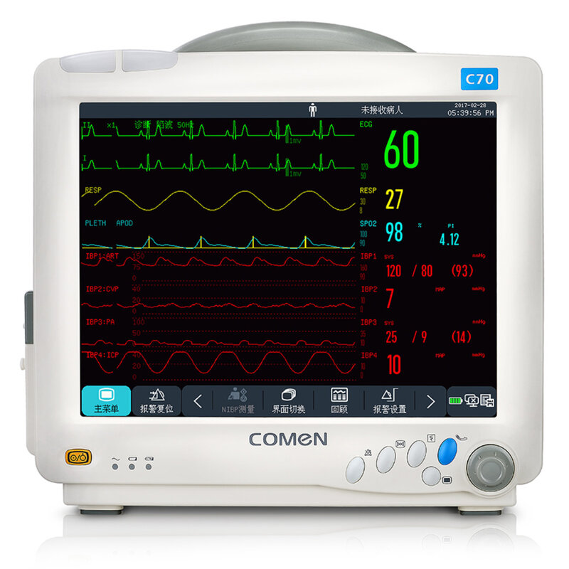 Monitor multip c70+c30+spo2(nellcor)+ibp+etco2
